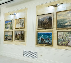 Открытие выставки Якова Басова