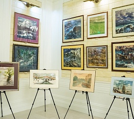 Открытие выставки Якова Басова