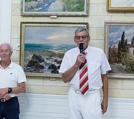 Открытие выставки Якова Басова