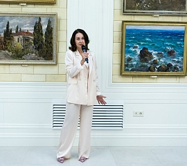 Открытие выставки Якова Басова