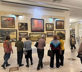 Закрытие выставки Шипилина И.Н.