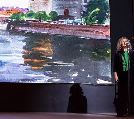 Открытие выставки Якова Басова