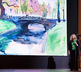 Открытие выставки Якова Басова