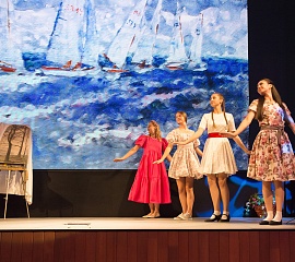 Открытие выставки Якова Басова