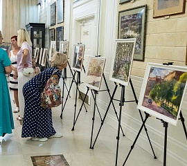 Открытие выставки Якова Басова