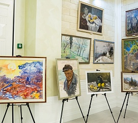 Открытие выставки Якова Басова