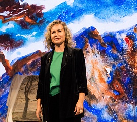 Открытие выставки Якова Басова