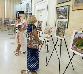 Открытие выставки Якова Басова